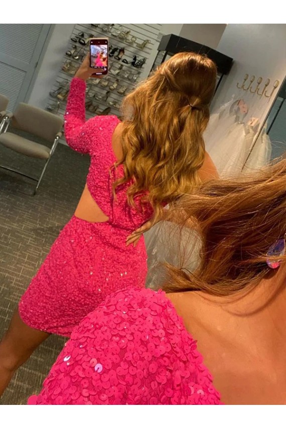 Compra Color mostrado Cubierta Un Hombre Corto Lentejuelas Terciopelo Corto Vestidos de fiesta