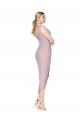 Compra Primavera Sirena Cuello en V Cuello Alto Cóctel Gasa Corto Asimétrico Formales Vestidos de dama de honor / Vestidos de fiesta
