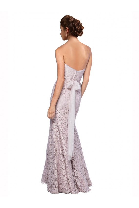 Compra Sirena Cuello de Corazón Encaje Largo Vestidos de dama de honor / Vestidos de fiesta