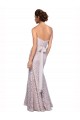 Compra Sirena Cuello de Corazón Encaje Largo Vestidos de dama de honor / Vestidos de fiesta