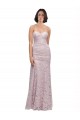 Compra Sirena Cuello de Corazón Encaje Largo Vestidos de dama de honor / Vestidos de fiesta