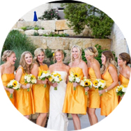 Compra Amarillo Vestidos de dama de honor