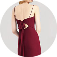 Compra Corbata en la espalda Vestidos de dama de honor