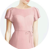 Compra Manga Corta Vestidos de dama de honor