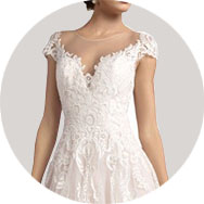 Compra Manga casquillo Vestidos de novia